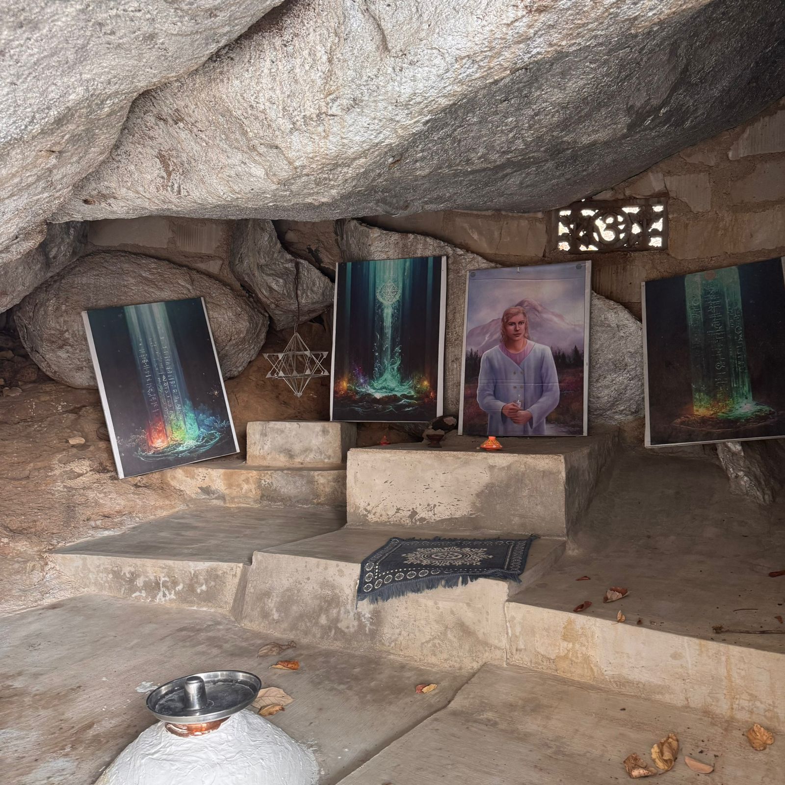 The Adama Cave at Cosmic Valley International, Khammam, India